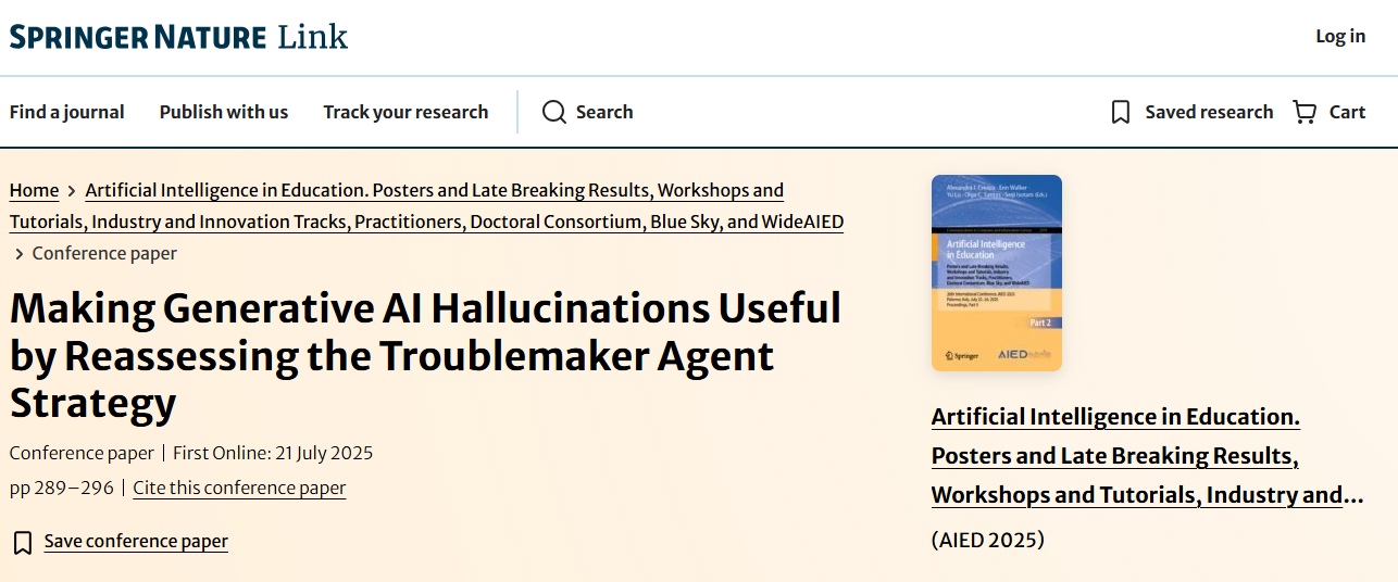 Springer publication page